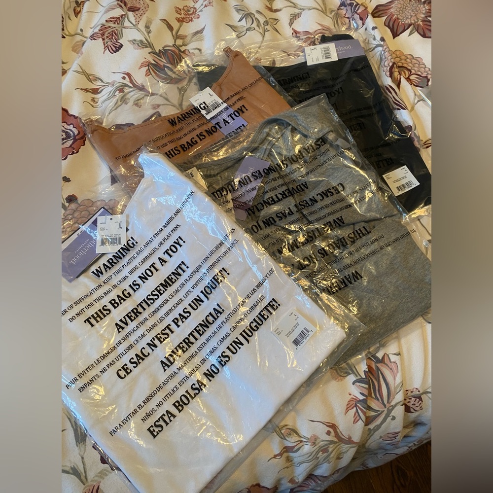 Bundle 4 maternity nursing cami tanks